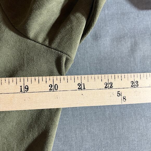 Cider Corset Mini Dress Womens 1XL Green Woven Square Neck Long Sleeve Boho NEW‎ - Picture 10 of 10